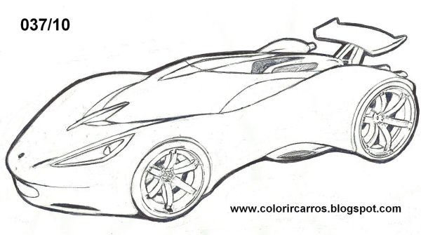 Разукрашки машины будущего