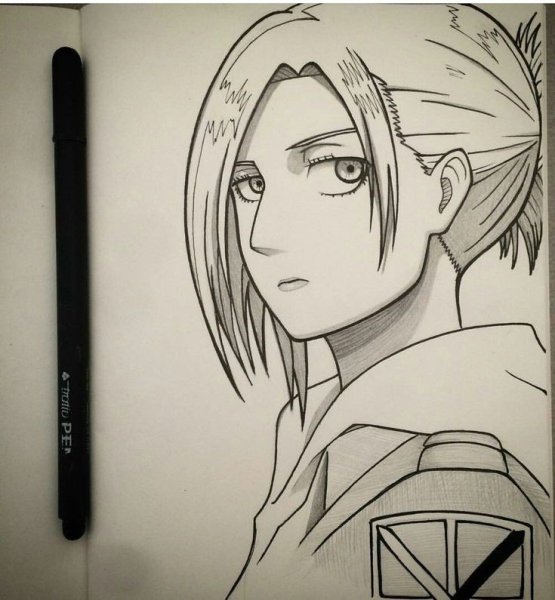 Энни Леонхарт Титан рисунок