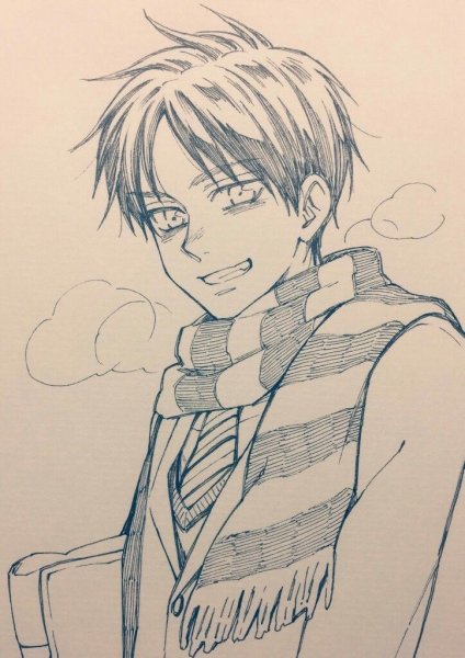 Атака титанов скетчи Эрен