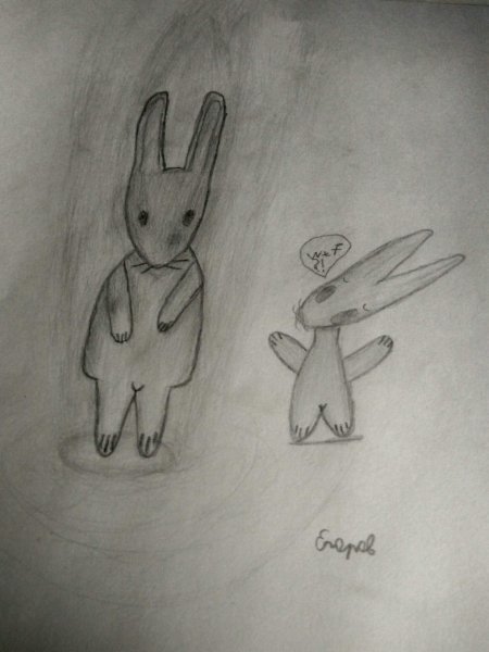 Зайчик Алиса и Антон арт