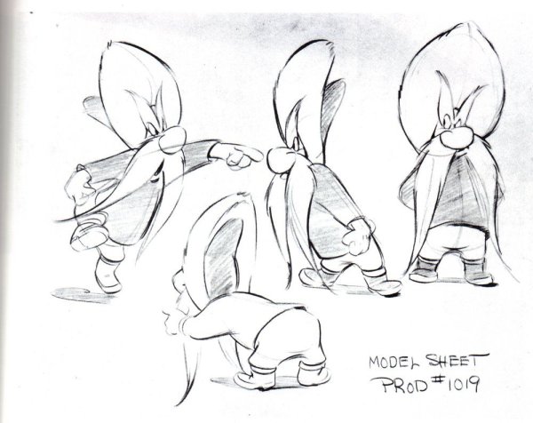 Багз Банни model Sheet