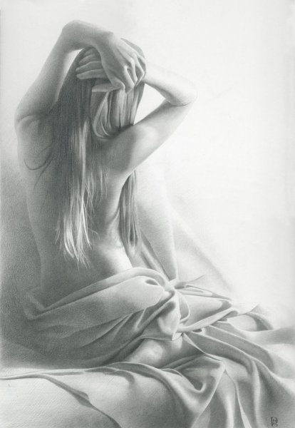 Скетчи девушек в скетчбук