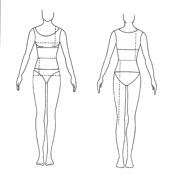 Модели для рисования одежды