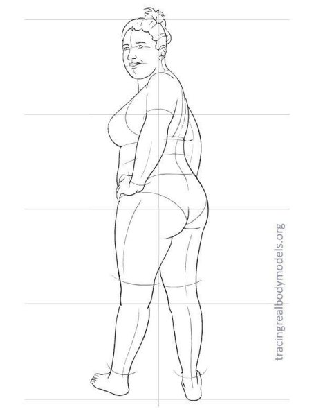 Зарисовки женской фигуры