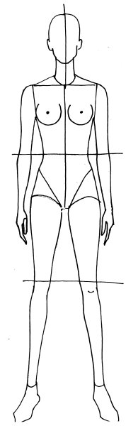 Человек в профиль референс в полный рост