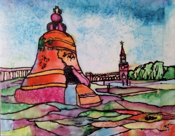 Царь-колокол Москва рисунок