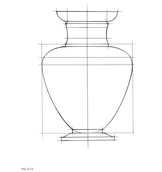 Гипсовая ваза Академический рисунок