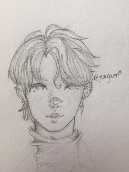 Хёнджин Stray Kids скетч