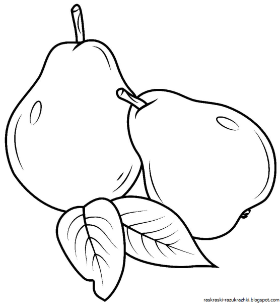 Груша карандашом