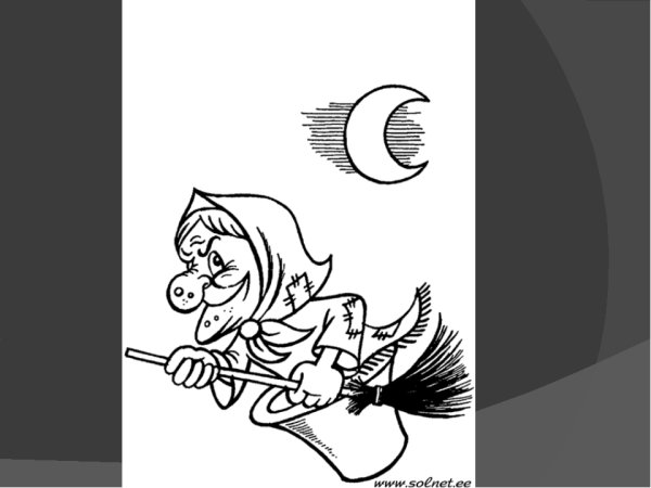 Портрет бабы яги рисунок