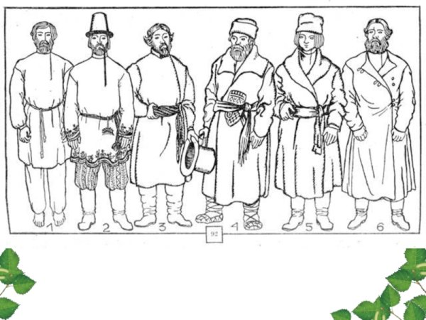 Крестьянин раскраска