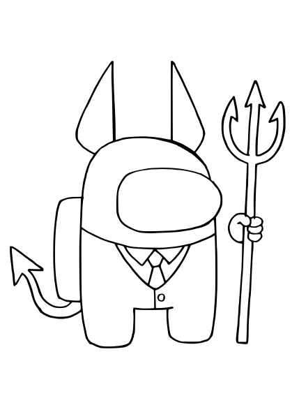 Амонг АС раскраска персонажей из игры