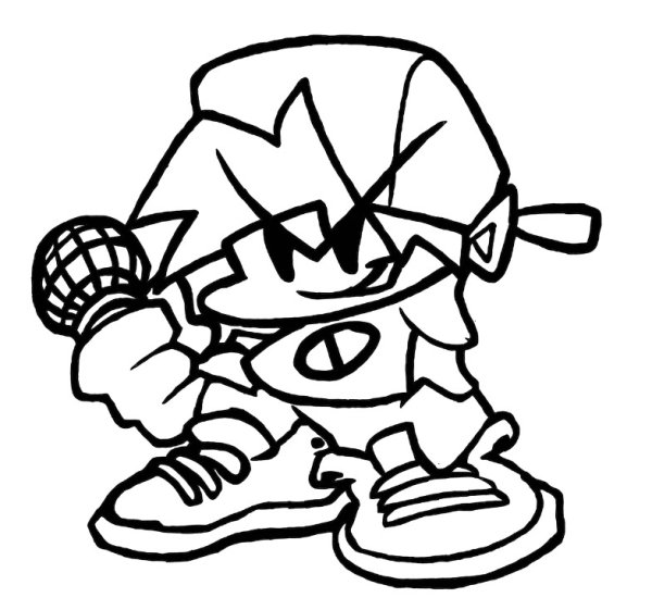 FNF раскраска