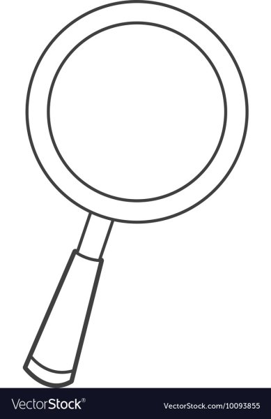 Лупа раскраска