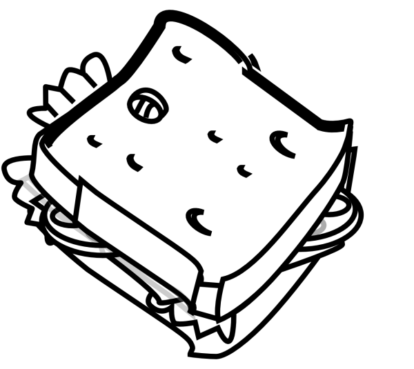 Бутерброд рисунок для детей