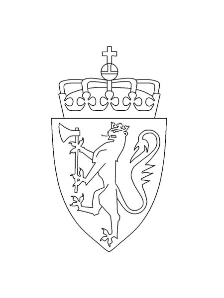 Герб семьи раскраска