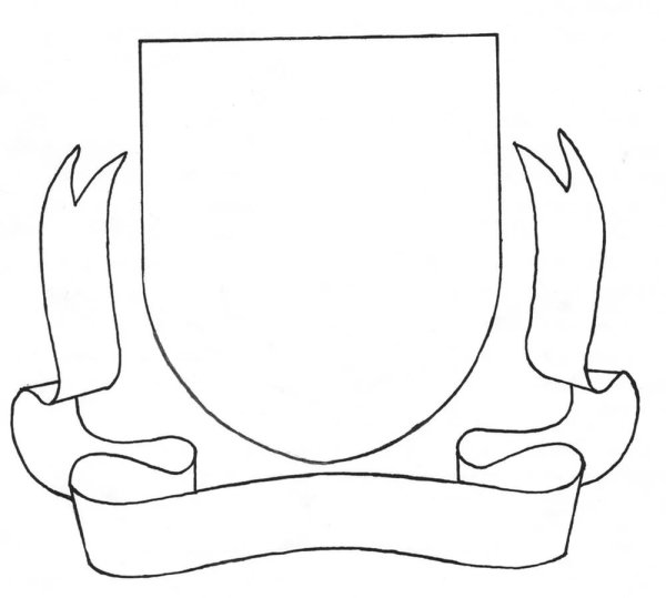 Раскраска герб Тюменской области для детей