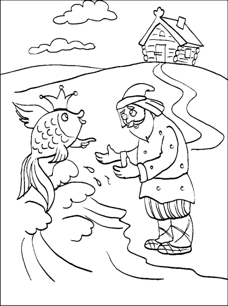 Раскраски по сказкам