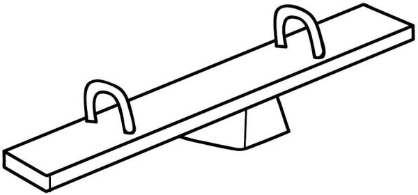 Девочка на качелях силуэт