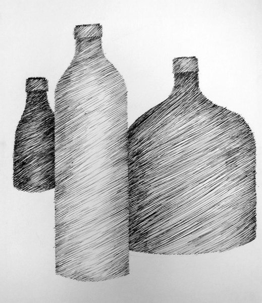 Конструктивное построение бутылки