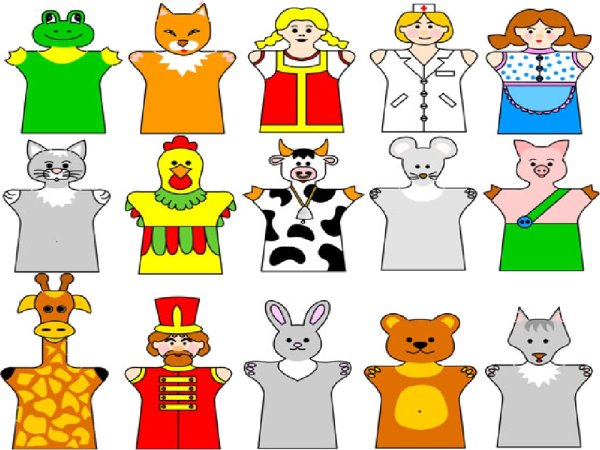 Пальчиковые куклы бибабо