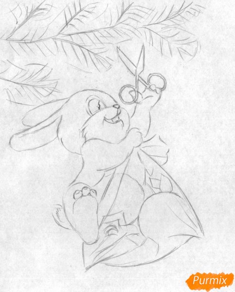 Картинки на новый год для срисовки