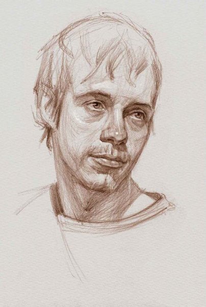 Академия Репина портрет Наброски