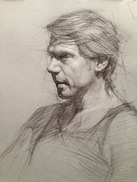 Академический портрет студентов Репинки