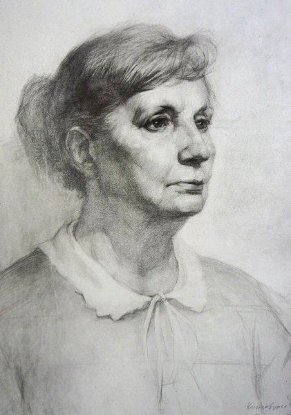 Академический портрет карандашом