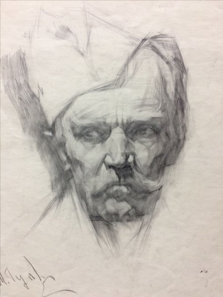 Академический портрет профиль