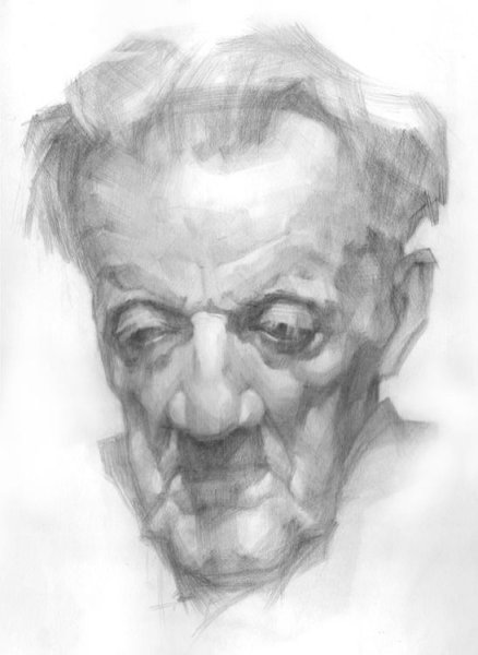 Карандашные портреты Академия Репина