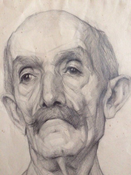 Академический карандашный портрет