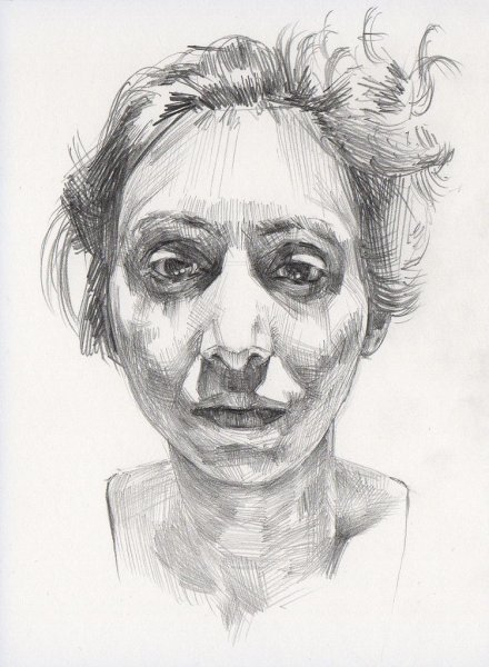 Зарисовки портретов карандашом