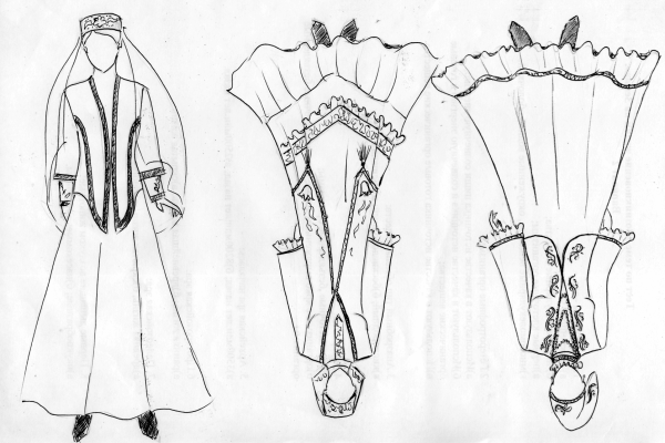Эскиз карнавального костюма