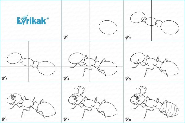 Муравей раскраска