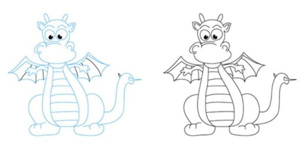 Рисовать дракончика