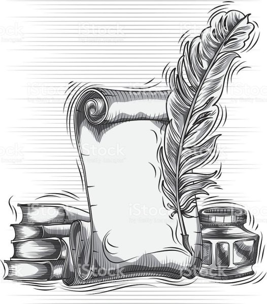 Перо чернила Графика