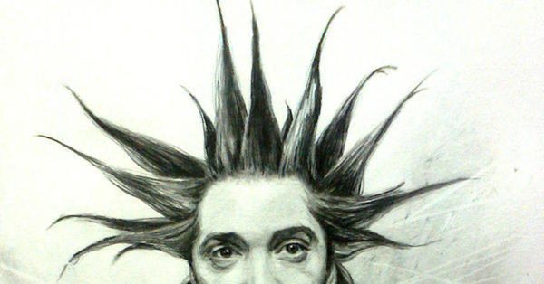 Горшок Король и Шут карандашом