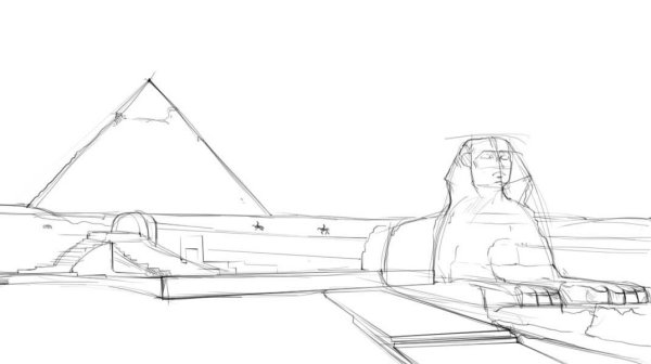 Архитектура древнего Египта. Пирамиды, сфинксы.