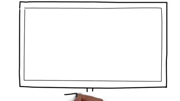 Раскраска телевизор