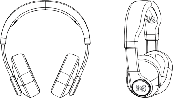 Наушники нарисованные