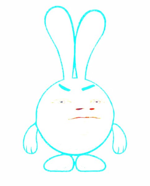 Крош из смешариков по этапно