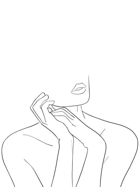 Спина контур