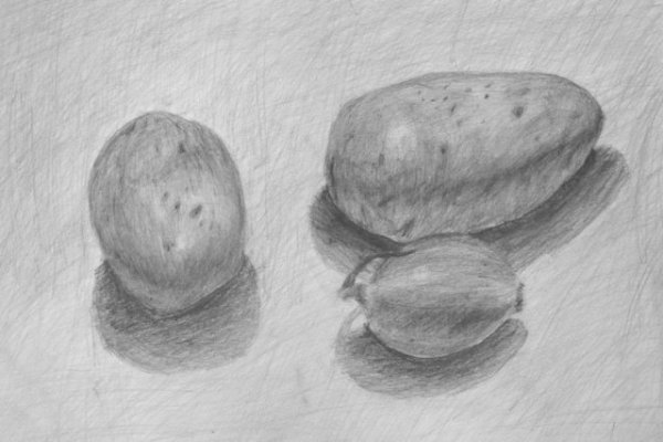 Рисование картошкой