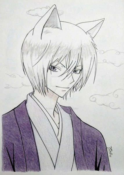 Рисунки аниме очень приятно Бог Томоэ