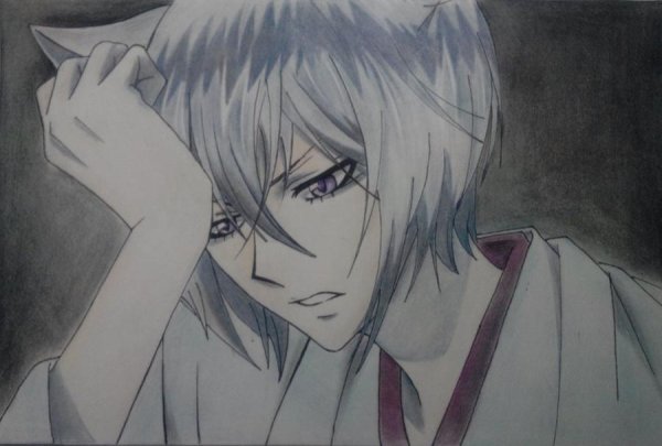 Рисунок Томоэ из аниме очень приятно Бог