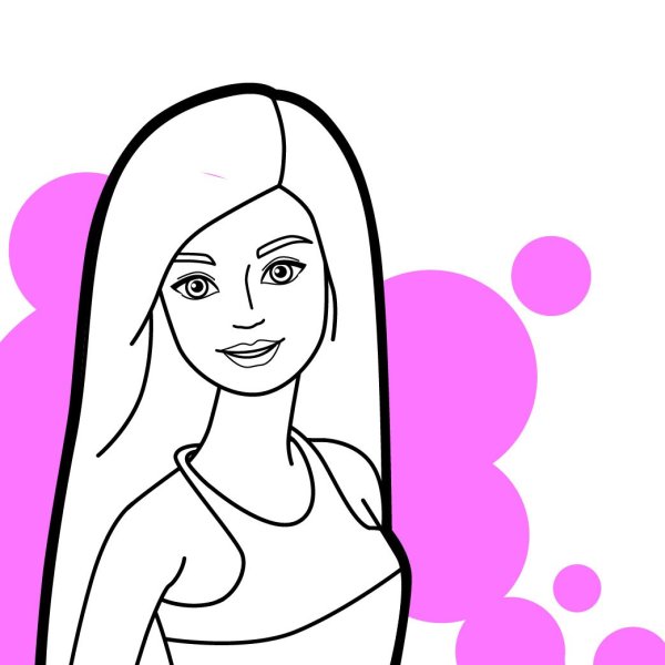 Раскраска макияж для девочек