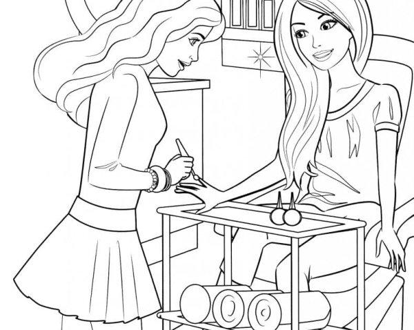 Рисунки Барби карандашом для начинающих