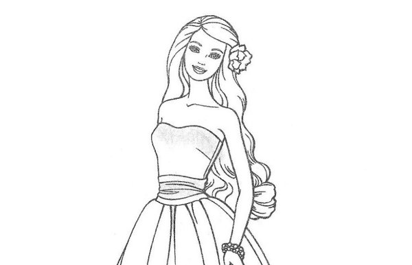 Лицо девушки раскраска