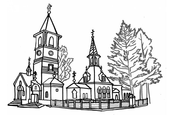 Сергий Радонежский прорись